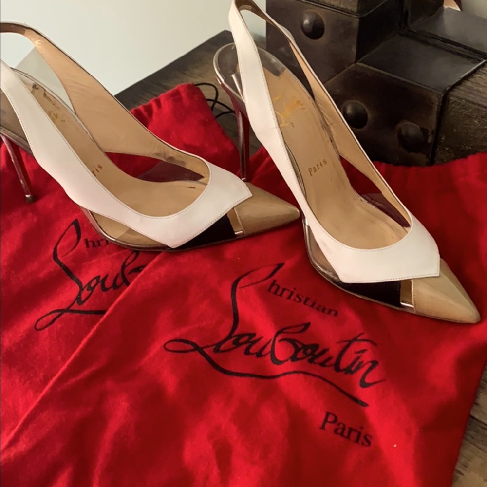 Authentic Christian Louboutin size 38 1/2
